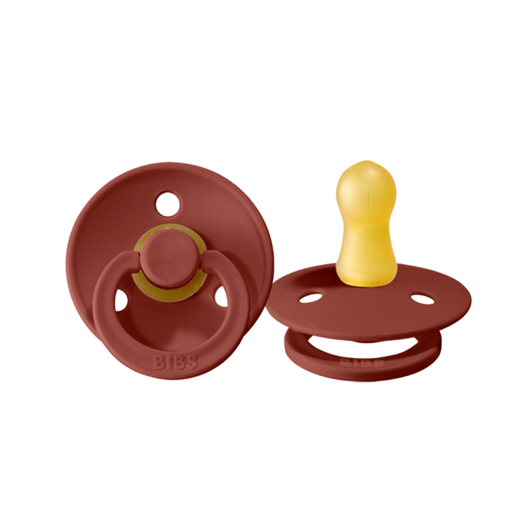 BIBS pacifier 2 pack Rust